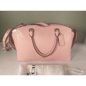Coach Drew Satchel Blossom Leather 67711 Pink Crossbody NWT $395 MSRP NWT!